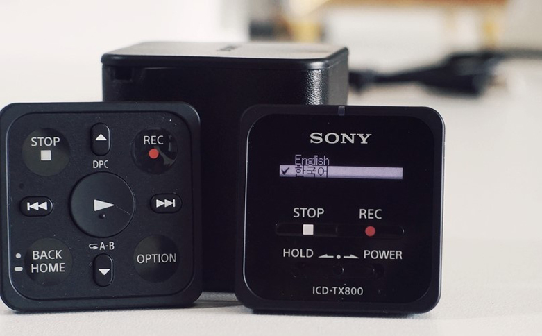 Máy ghi âm Sony ICD TX800/BCE (Đen)| Điểu khiển dễ dàng 