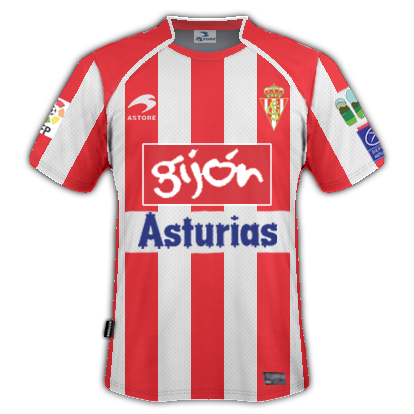 Camisetas hechas por ordenador Sporting