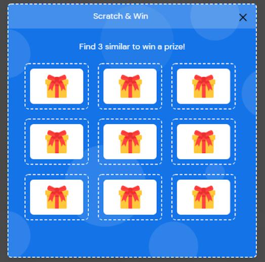 Lottery Widget Social Proof on WordPress Site