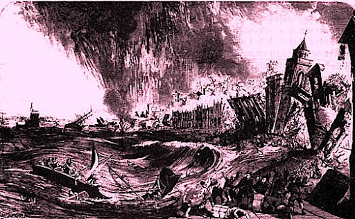 Terremoto de Lisboa, en 1755. Terremoto de Lisboa, en 1755.