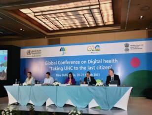 Dr Mansukh Mandaviya addresses Global Conference on Digital Health themed 'Taking  Universal Health Coverage to the last Citizen'