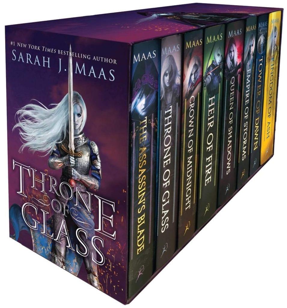 Throne of Glass Boxed Set Sarah J. Maas Books in order