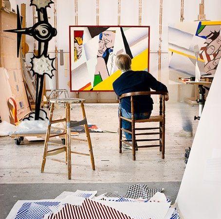 Inside Roy Lichtenstein's Studio