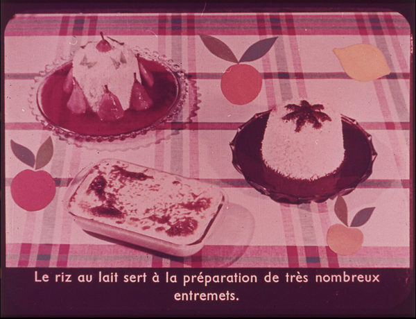 Films fixes et publicités de quartier (educational filmstrips) sur www.filmfix.fr : Les trois méthodes de cuisson du riz
