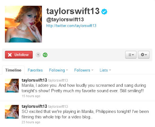 Twitter Taylor Swift