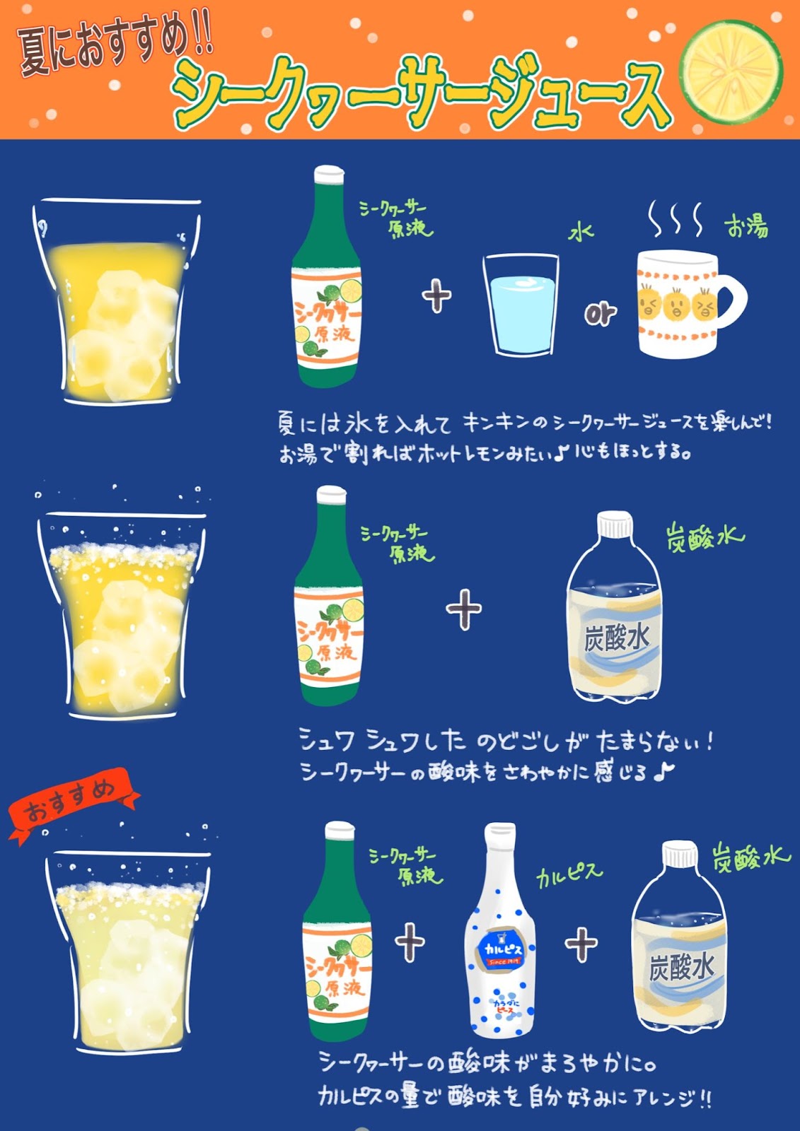 夏におすすめ シークヮーサージュース Novalue 自分らしさで彩るメディア