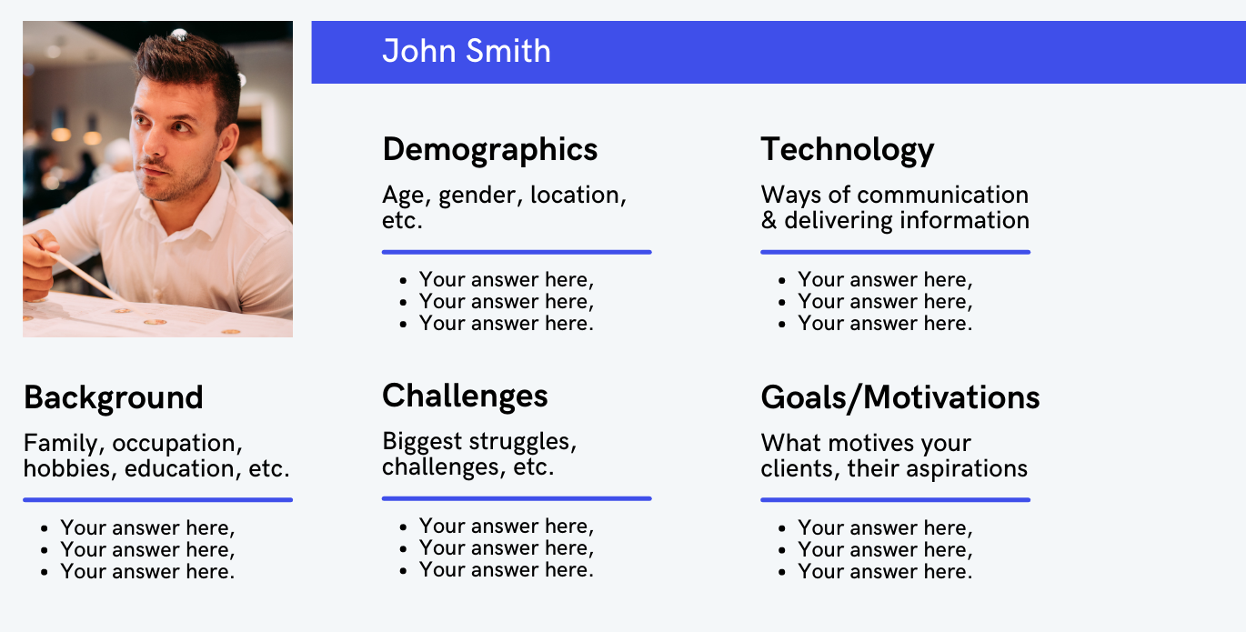 buyer persona examples