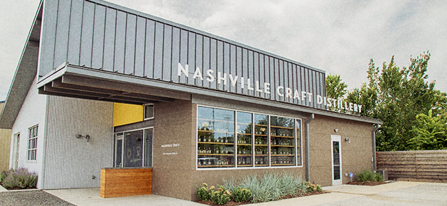 The Facade of Nashville Craft Distillery