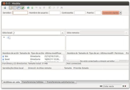 filezilla 332 Clientes FTP en Ubuntu: ¿cuál elijo?