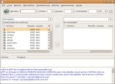 gftp upload file 14.04 gftp upload file 14.04