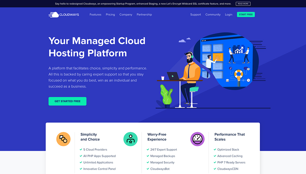 Hospedagem Cloudways