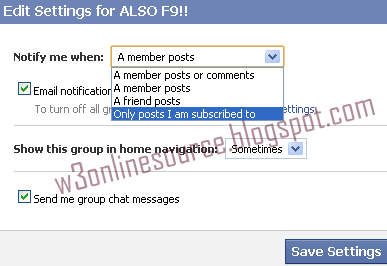 how to avoid annoying facebook group posting notifications
