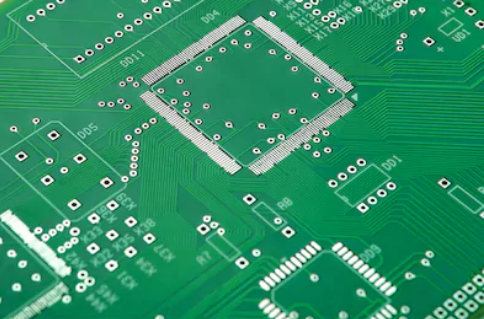 Solder resist thickness between LQFP pins