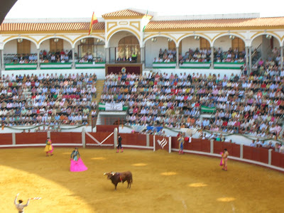 La plaza de toros de Pozoblanco durante un festejo de la feria taurina del 2009. Foto: Pozoblanco News, las noticias y la actualidad de Pozoblanco (Córdoba)* www.pozoblanconews.blogspot.com