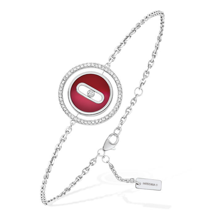 A silver chain with a red circle

Description automatically generated with low confidence