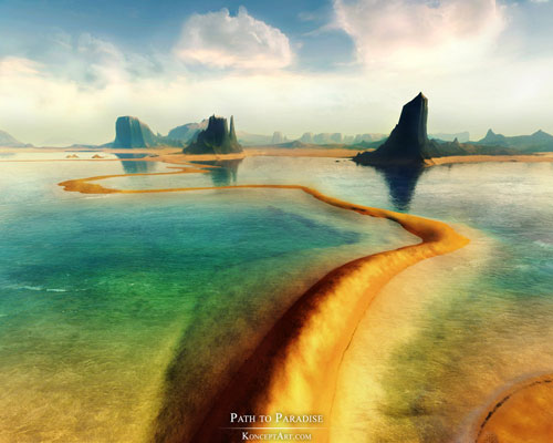 Path to Paradise wallpaper