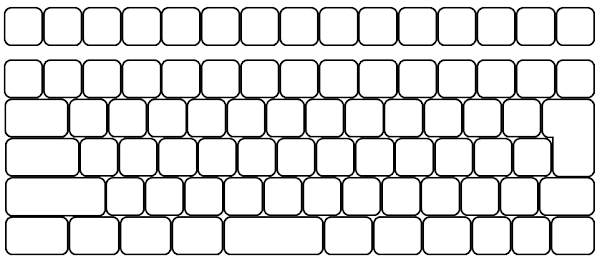 フリーフォントでキーボード画像作成 キーボード説明用画像 Web Amusement Hyper Activity Land