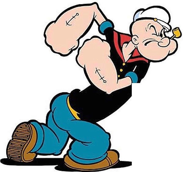 Gambar Kartun  Popeye  si pelaut