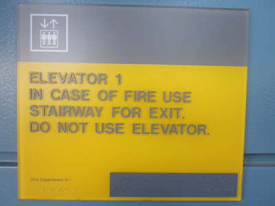 Elevator sign fire braille photo Elevator sign fire braille photo