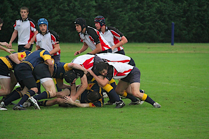 Vs Collingwood wearing tour strip 2011