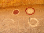 Pictographs in Kimball Draw