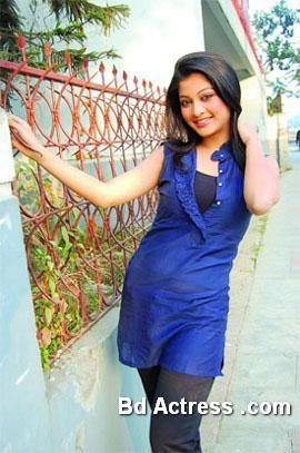 Bangladeshi Model Sarika blue wear