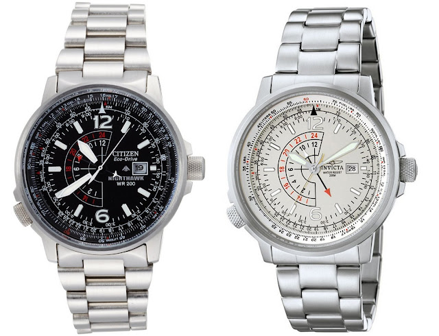 ... see a borrowed look, take a look at this Invicta/Citizen comparison