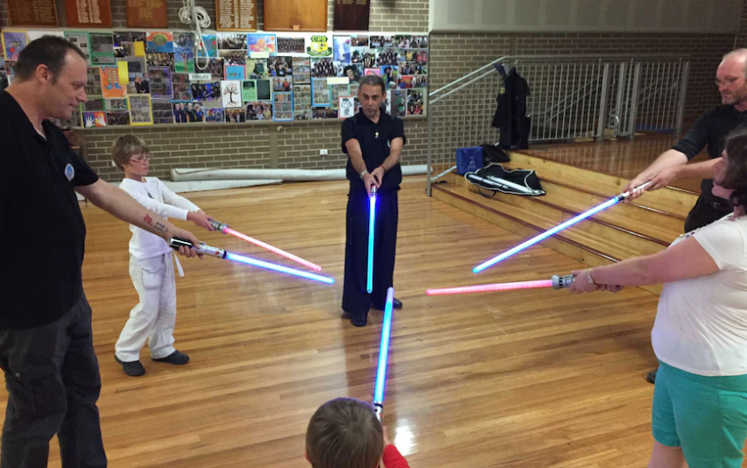 Lightsaber Spinning as a Creative Journey