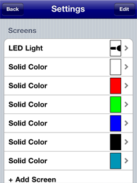 Flashlight iPhone App