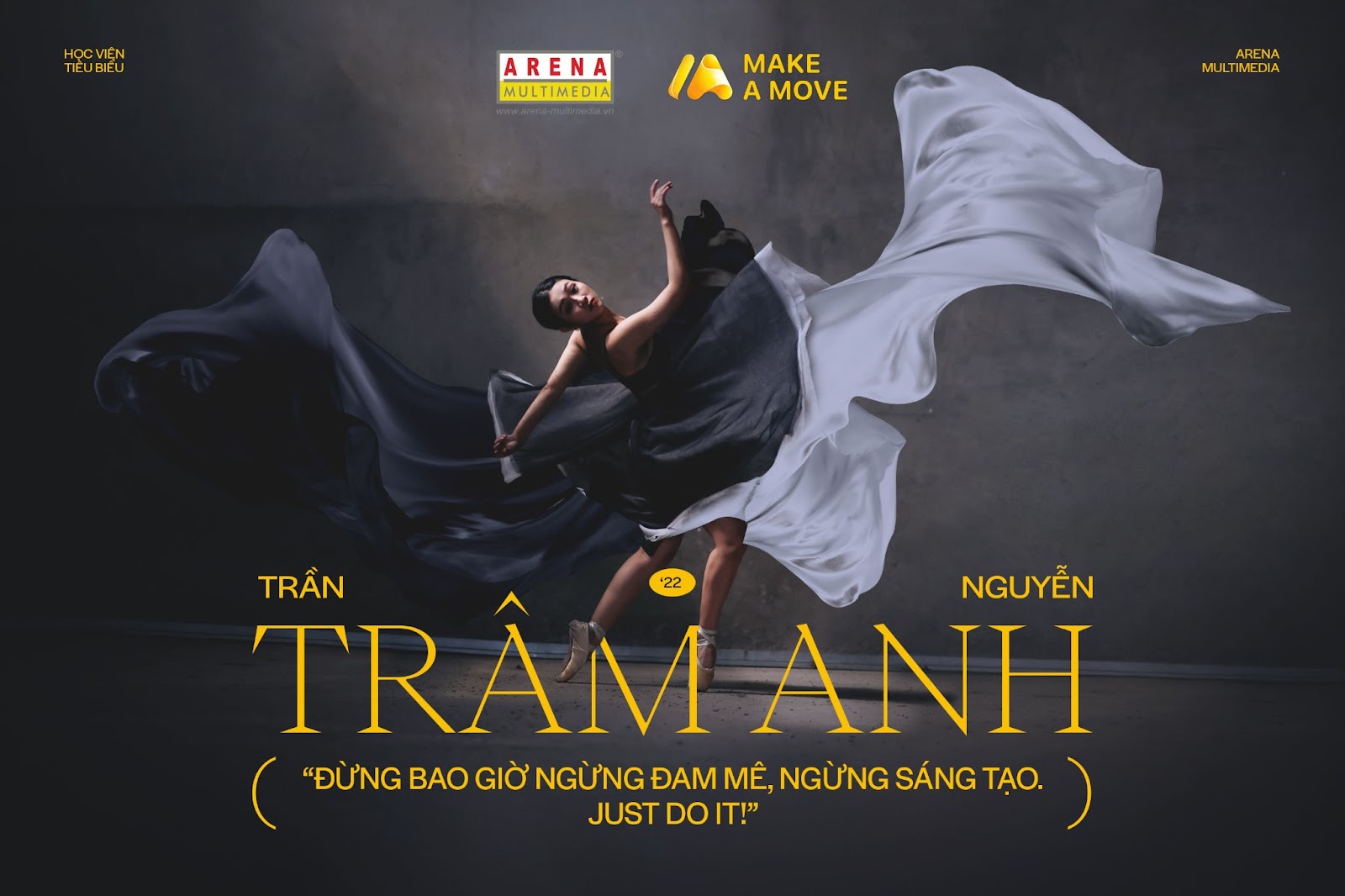 Trần Nguyễn Trâm Anh: “Đừng bao giờ ngừng đam mê, ngừng sáng tạo. Just do it!”