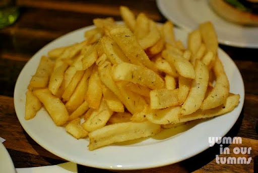 Grilled chips with seas salt & rosemary