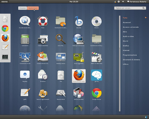 GNOME Shell - Ubuntu Ambiance