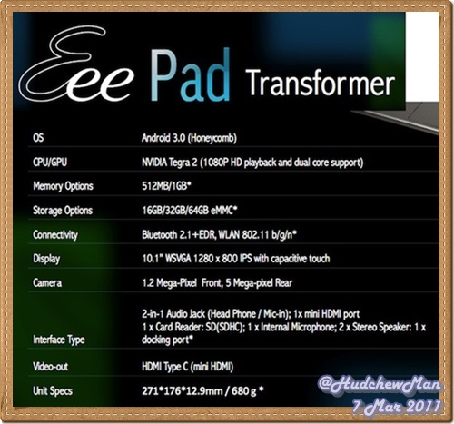 ASUS Eee Pad Transformer