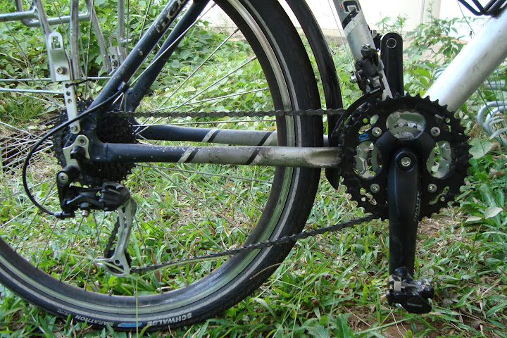 Pedivela encurtado em bicicletas convencionais DSC02927