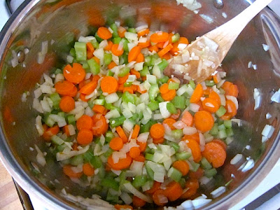 softened mirepoix