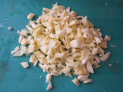 chop zucchini