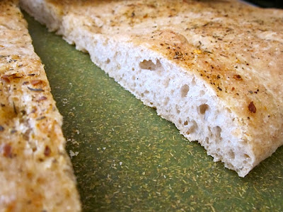 cut focaccia