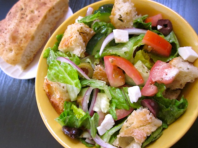 budget panzanella salad