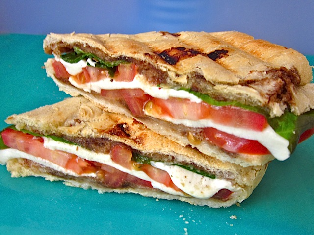 balsamic caprese panini