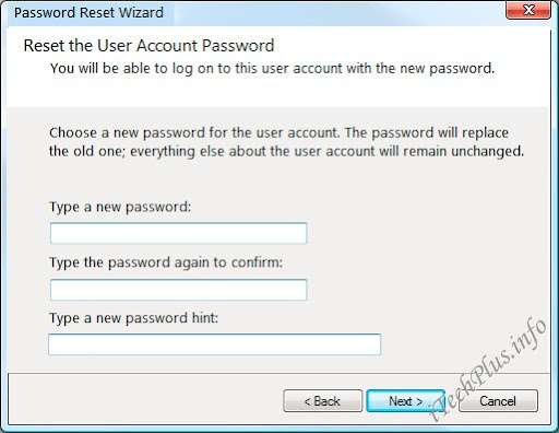 Tạo USB Password Reset trong Windows 7