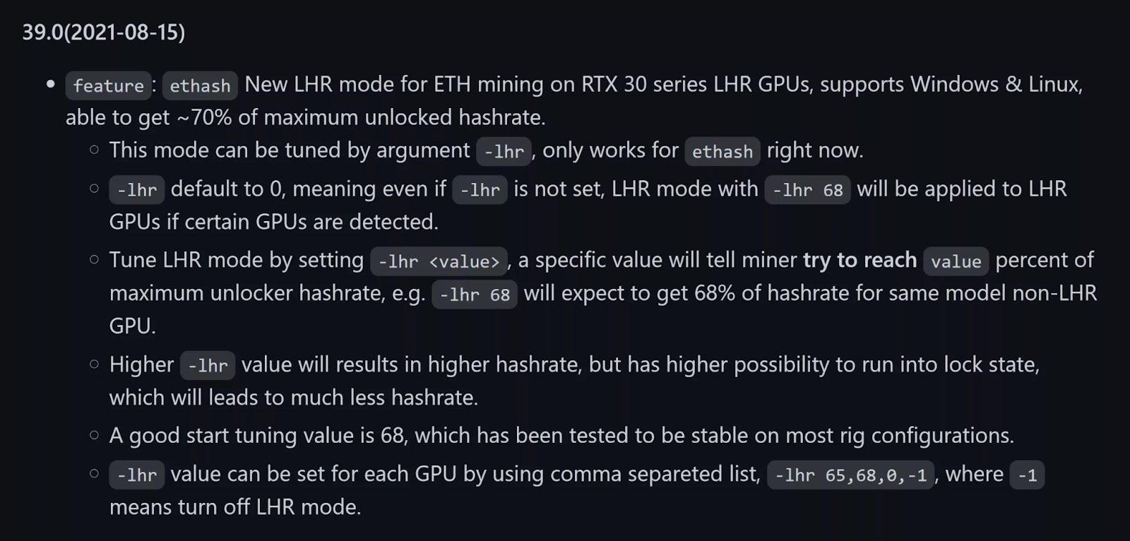 Nbminer Peut Debloquer Jusqu A 70 Des Performances De Mining D Ethereum Eth Sur Les Cartes Graphiques Lhr De Nvidia Cointribune