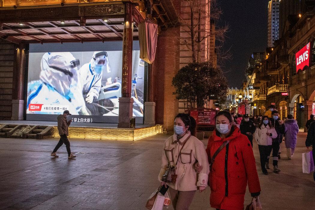 一段有关武汉动员抗击新冠疫情的视频。