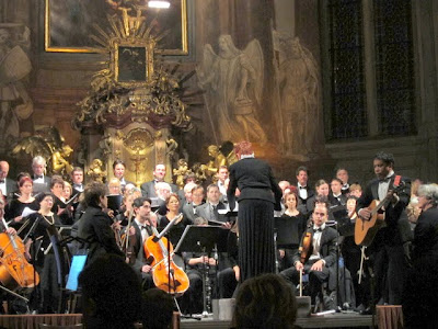 Prague concert in a church