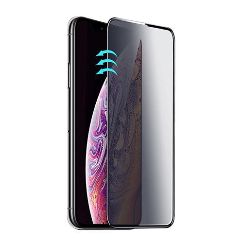 Dán kính cường lực chống nhìn trộm Mocoll Full IKG cho iPhone Xs Max