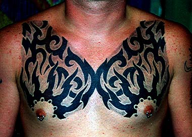 Tribal Chest Tattoos - Feeling Connected to the Past