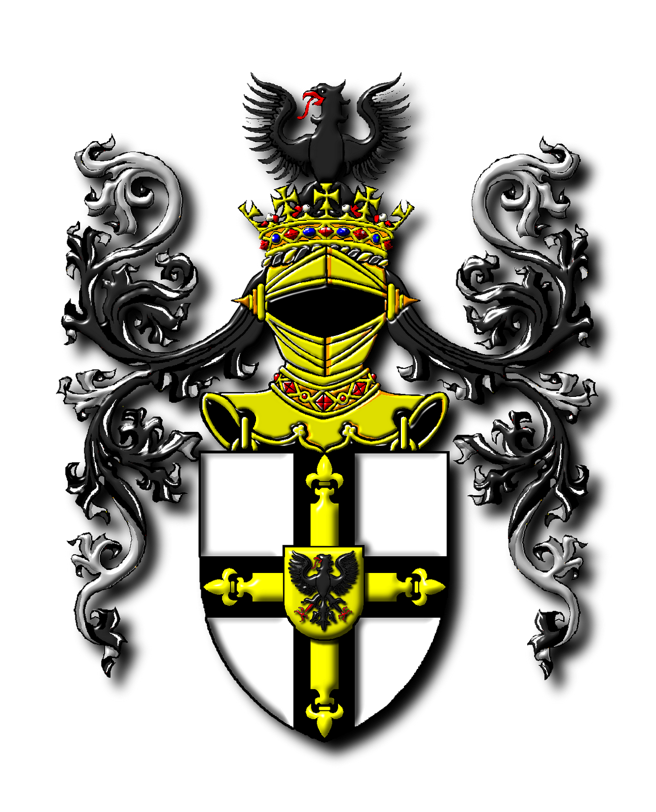 Arms of the Teutonic Knights - Art of Heraldry - Peter Crawford.png