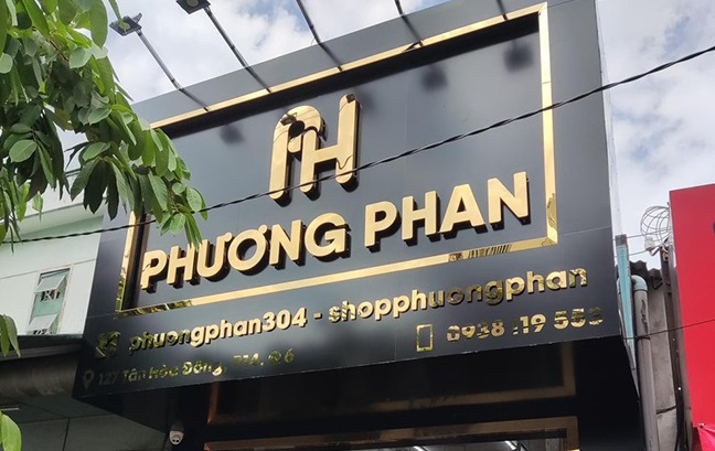 Biển quảng cáo điện thoại Phương Phan