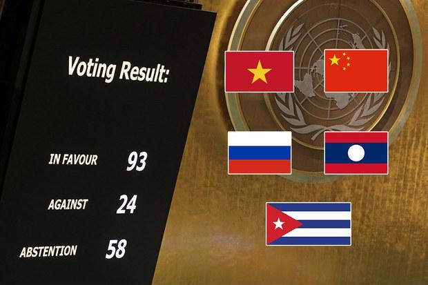 Việt Nam “tự bắn vào chân mình” với lá phiếu chống tại Liên Hiệp Quốc