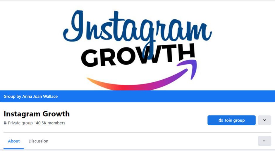 instagram growth group for facebook