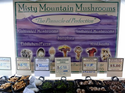 Portland Farmers Market PSU Misty Mountain Mushroom 
